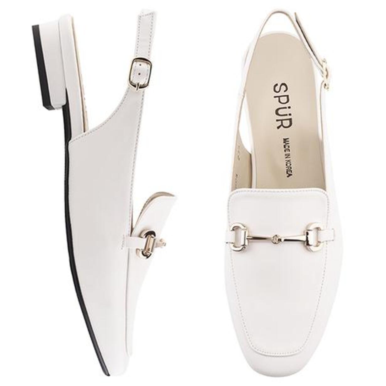 SPUR[스퍼]Simple chain Slingback -PS7005 WH