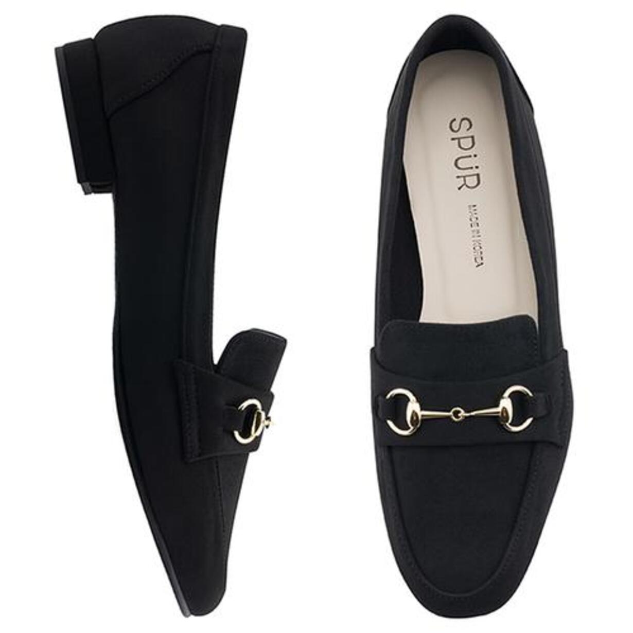 SPUR[스퍼]Ring chain Loafer -OF9029BK