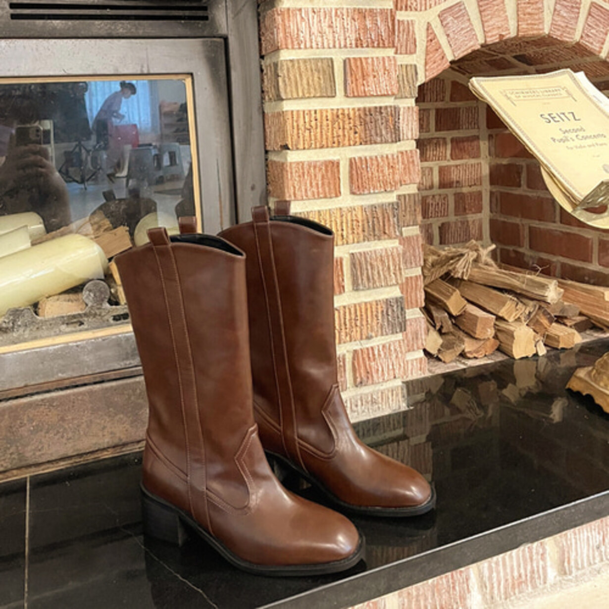 SPUR[스퍼]May western Boot -RA8022BR