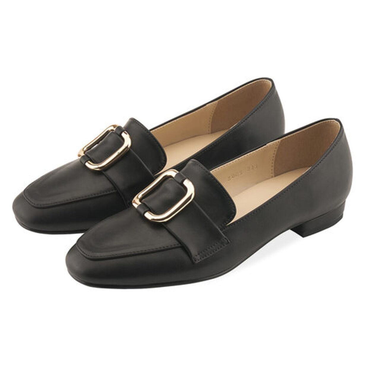 SPUR[스퍼]Square Buckle Loafer -QS8005BK