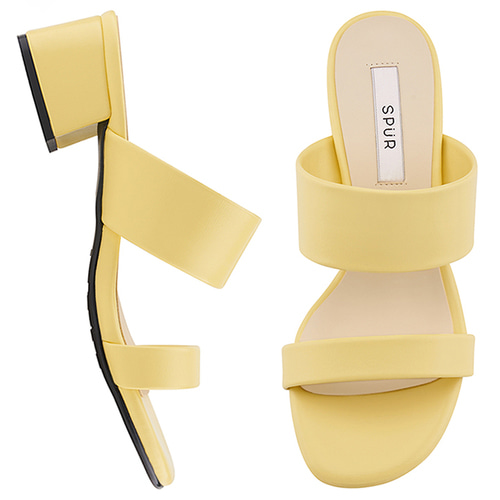 SPUR[스퍼][당일출고]MS9078 Pastel shades mule 레몬