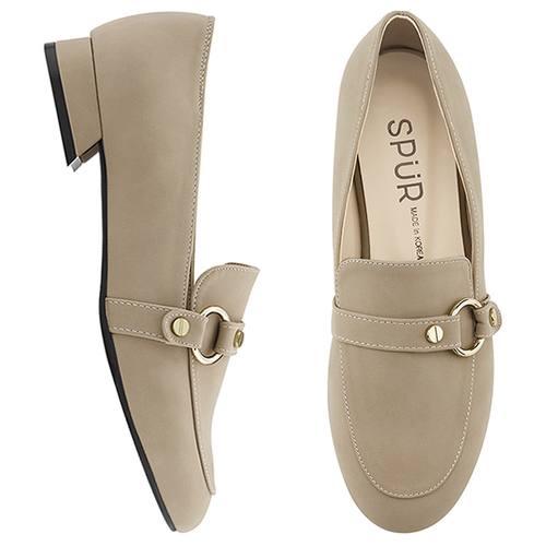 SPUR[스퍼][당일출고]MF7015 Ring belt loafer 베이지