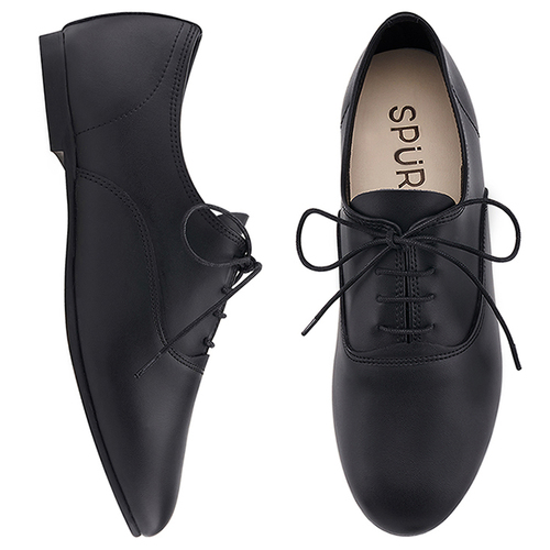 SPUR[스퍼][당일출고]MS7048 Lining less leather oxford 블랙