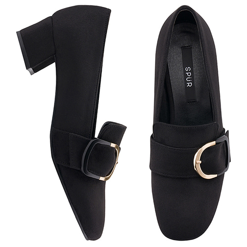 SPUR[스퍼][당일출고]OF9064 Janus buckle loafer 블랙