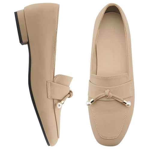 SPUR[스퍼][당일출고]PA8001 pearl tip loafer 베이지
