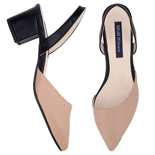 SPUR[스퍼][당일출고]LS9053 Pointy sling back 베이지
