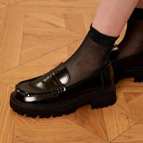 SPUR[스퍼]Jerow bold loafer SS8018_Black