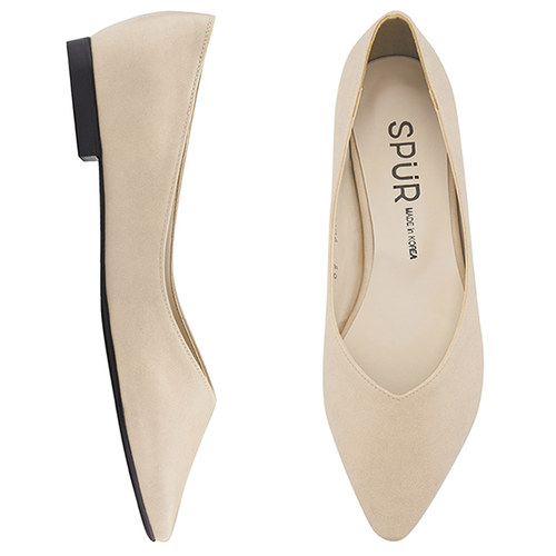 SPUR[스퍼][당일출고]OS7073 Stumpy pointed flat 베이지