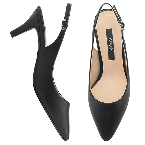 SPUR[스퍼][당일출고]OS8061 Womanly slingback 블랙