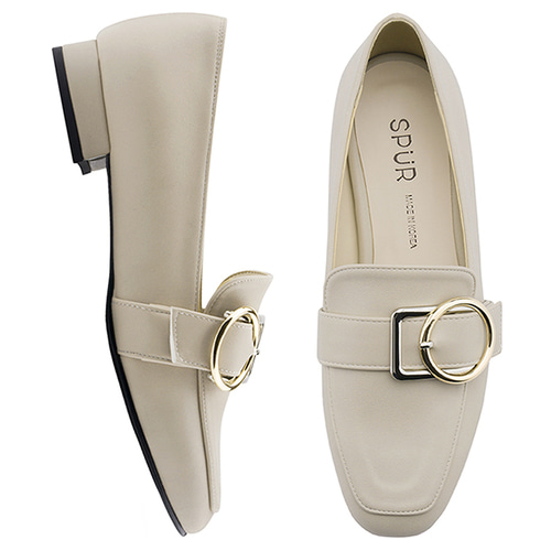 SPUR[스퍼][당일출고]OF9038 Object buckle loafer 베이지