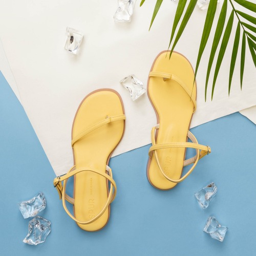 SPUR[스퍼][당일출고]PS7065 Simple flipflop sandal 옐로우