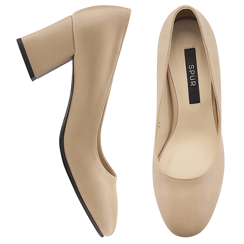 SPUR[스퍼][당일출고]PS7034 Basic round Pumps 베이지