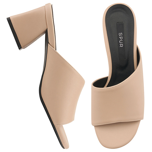 SPUR[스퍼][당일출고]PS7049 Diagonal line mule 베이지