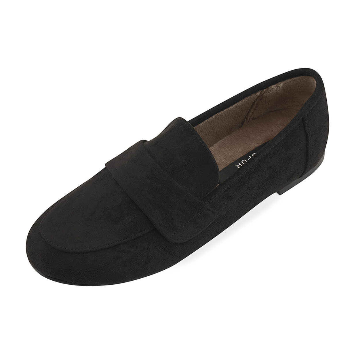 SPUR[스퍼]Roundtoe Suede LoaferBK