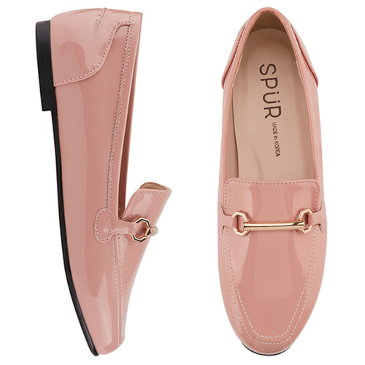 SPUR[스퍼]Ring chain Loafer -MS9011 핑크